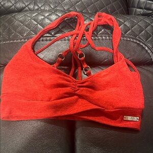 Bombshell Sportswear Red Sports Bra